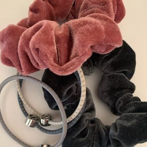 Set of five hair ties!! 3 Lulu lemon and 2 UO